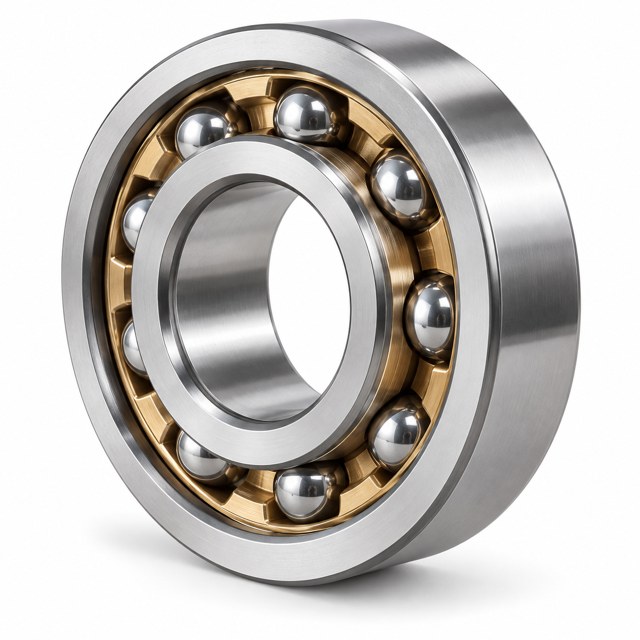 Angular contact bearing illustration
