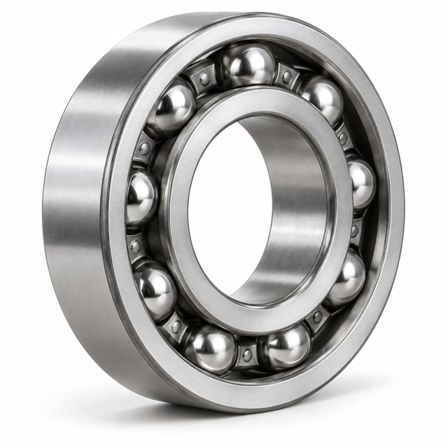 Deep groove ball bearing illustration